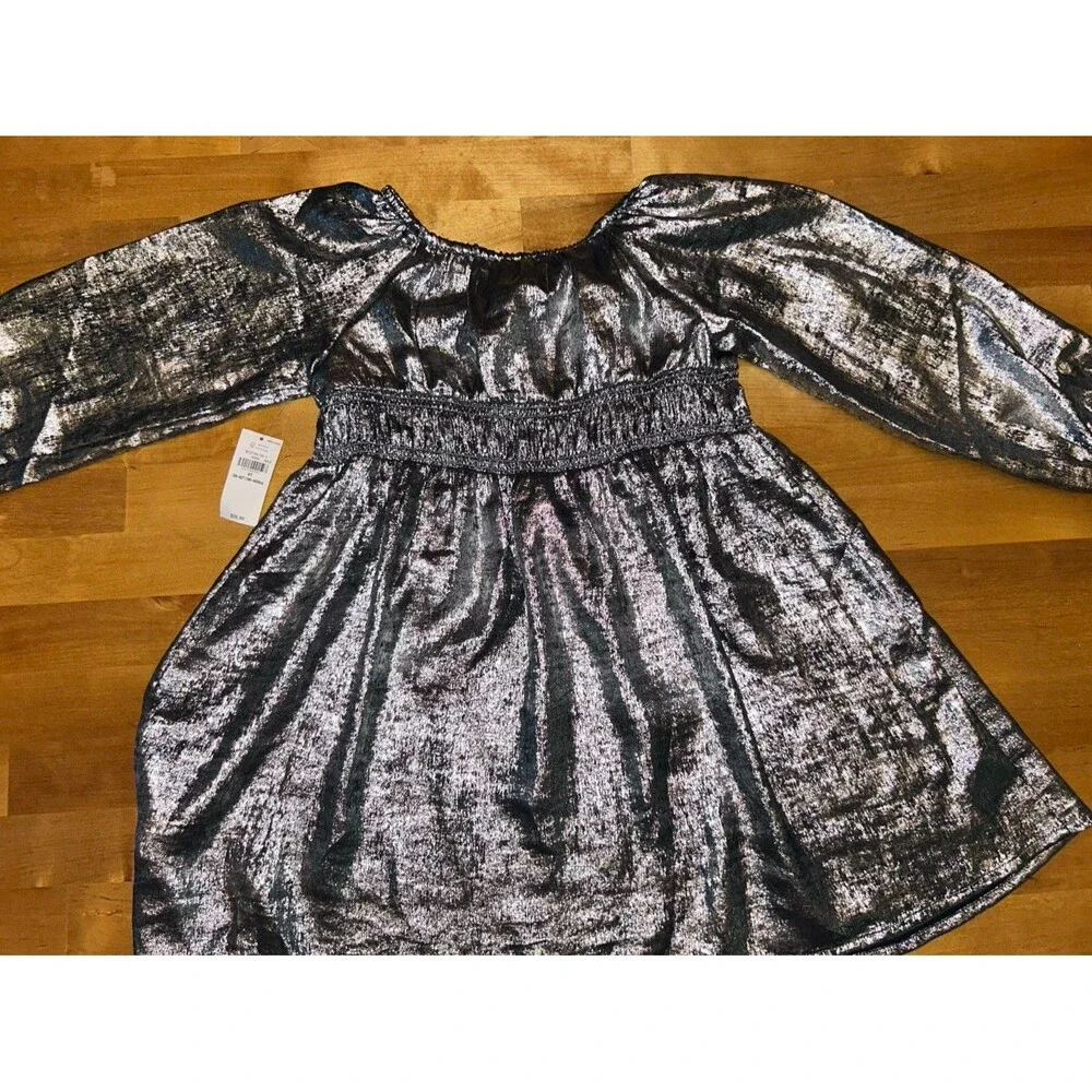 Toddler girls silver Old Navy dress brand new with tags size 4T